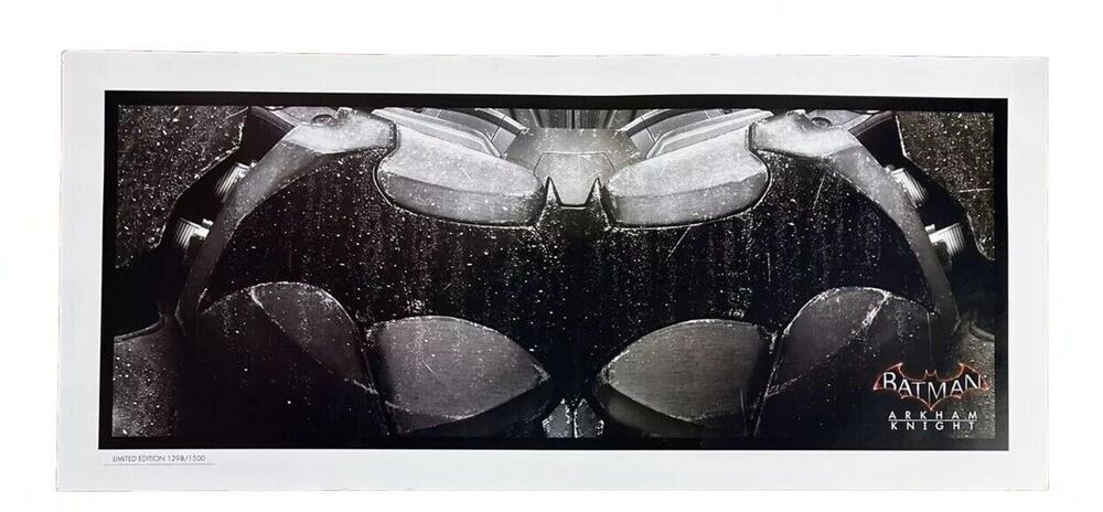 Batman Arkham Knights Warner Bros DC Comics Limited Edition Lithograph 1288/1500